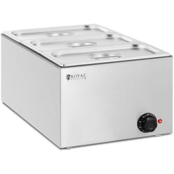 Royal Catering - Bain Marie - 640 w - 3 x gn 1/3