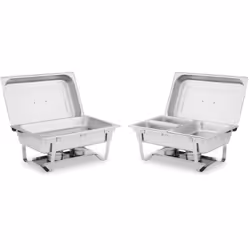 ⭐⭐⭐⭐⭐ Un kit de chauffe-plat professionnel avec bacs GN de bon goût et plutôt deux fois qu'une! de marques Royal Catering ✅ M ...
