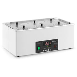 Bain d'eau thermostatique - numérique - 22,5 l - 5 - 100 ° c - 500 x 300 x 150 mm