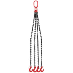 Chaîne de connexion - 5000 kg - 4 x 1,5 m - noir / rouge