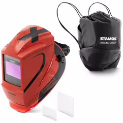 ⭐⭐⭐⭐⭐ Une vue dégagée malgré une lumière vive avec le masque de soudure X-PROWELD de marques Stamos Welding Group ✅ Modèle: X ...