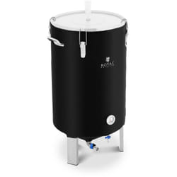 Royal Catering - Cuve de fermentation inox avec gaine isolante 70 l 0 - 40 °c
