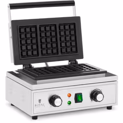 ⭐⭐⭐⭐⭐ De délicieuses gaufres belges chaudes grâce au gaufrier professionnel avec 1500 W de marques Royal Catering ✅ Modèle: R ...