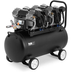 Compresseur sans huile - 3 - 12 bar - 50 l - 3 000 w Compresseur d'air sans huile Compresseur sans huile silencieux