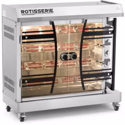 ⭐⭐⭐⭐⭐ Rôtissoire professionnelle pour jusqu'à 32 kg de poulets grillés de marques Royal Catering ✅ Modèle: RC-RT-01 ✅ Article ...