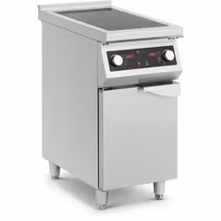 Royal Catering - Cuisinière Induction 8 500 w 2 Plaques 60 - 240°C Compartiment de rangement