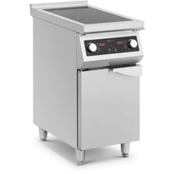 Royal Catering - Cuisinière Induction 8 500 w 2 Plaques 60 - 240°C Compartiment de rangement