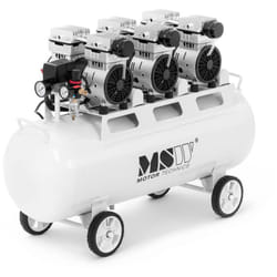 MSW - Compresseur sans huile Compresseur d'air sans huile 65 l 750 x 3 w