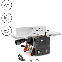 MSW - Machine Hobble avec ajustement - 2 -in -1 - 1500 w - 2 couteaux - 252 mm de largeur