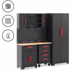 ⭐⭐⭐⭐⭐ Chaque chose à sa place : votre armoire de garage avec chariot à tiroirs sur roulettes de marques MSW Motor Technics ✅  ...