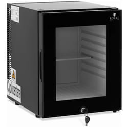 Royal Catering - Minibar - 25 l - porte en verre - noir - restauration royale