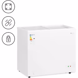 ⭐⭐⭐⭐⭐ Plus de place pour les surgelés avec ce congélateur vitré Royal Catering de marques Royal Catering ✅ Modèle: RCFGDF-200 ...