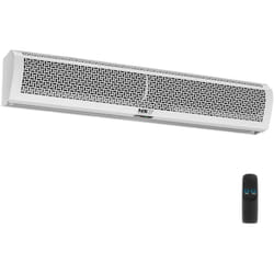 MSW - Rideau d'air - 1,2 m - 2 modes de chauffage - 3030 m³/h - télécommande - 170 w