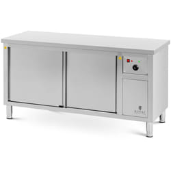 Armoire chauffante - 160 x 60 x 85 cm - 30 à 80 °C - Royal Catering