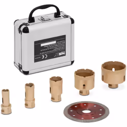 ⭐⭐⭐⭐⭐ Jeu complet de couronnes de forage pour carrelage et autres applications de marques MSW Motor Technics ✅ Modèle: MSW-DD ...