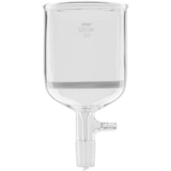 Steinberg Systems - Verre fritté avec membrane 500 ml Rodage normalisé : 24/40 - Entonnoir à filtre