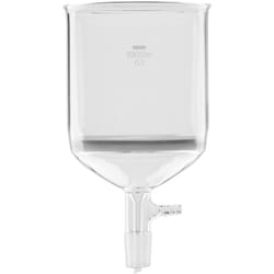 Verre fritté avec membrane 1 000 ml Rodage normalisé : 24/40 - Entonnoir à filtre
