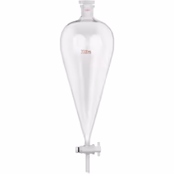 ⭐⭐⭐⭐⭐ Ampoule à décanter avec robinet d'arrêt en PTFE et rodage normalisé 24/29 pour un travail efficace de marques Steinberg ...