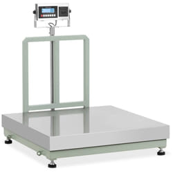 Balance plateforme 500 kg / 50 g 100 x 100 cm lcd avec imprimante d'étiquettes