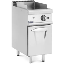 Plancha gaz 6 kW 50 à 300 °c Propane/LPG/gaz naturel avec armoire intégrée