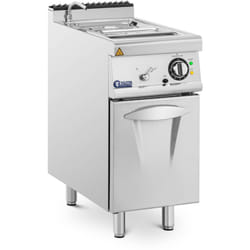 Bain Marie - 3000 W - GN 1/2 / GN 1/3 - avec robinet et meuble bas (40 x 73 cm) - Royal Catering