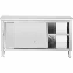 ⭐⭐⭐⭐⭐ Meuble bas avec double ouverture compact et plan de travail renforcé de marques Royal Catering ✅ Modèle: RCSSCB-160X60- ...