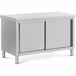 ⭐⭐⭐⭐⭐ Meuble bas avec double ouverture compact et plan de travail renforcé de marques Royal Catering ✅ Modèle: RCSSCB-140X70- ...