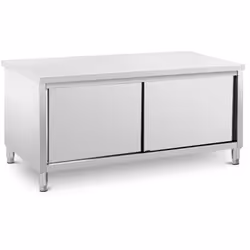 ⭐⭐⭐⭐⭐ Meuble bas compact en inox avec plan de travail renforcé de marques Royal Catering ✅ Modèle: RCAT-180/80 ✅ Article: 100 ...