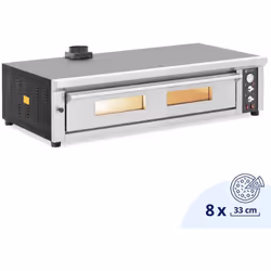 ⭐⭐⭐⭐⭐ Le four à pizza électrique avec pierre réfractaire jusqu'à 450 °C de marques Royal Catering ✅ Modèle: RCPO-1010-N ✅ Art ...
