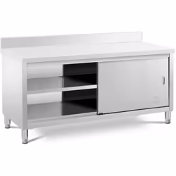 ⭐⭐⭐⭐⭐ Jusqu’à 600 kg ! Un modèle d’armoire de travail performant et propre avec dosseret de marques Royal Catering ✅ Modèle:  ...