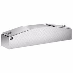 ⭐⭐⭐⭐⭐ Coffre en tôle d'aluminium avec motif à damier, serrure et contenance de 280 litres de marques MSW Motor Technics ✅ Mod ...