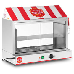Machine à Hot Dog Professionnelle Appareil Cuisson Vapeur Acier Inoxydable 2400w