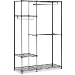 Royal Catering - Armoire De Rangement Penderie Ouverte Portant à Vêtements Avec Étagère 270 kg