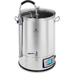 Royal Catering - Cuve Brassage Bière Maison En Inox Pompe Recirculation Home Brew lcd 2500w 40L