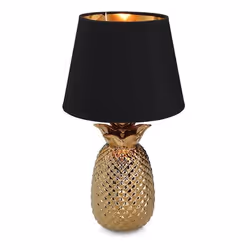 Navaris Lampe LED Forme Ananas - Lampe de Chevet et Veilleuse Design 35 cm en Forme dAnanas - Lampe de Table Décorative Salon ...