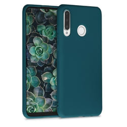 kwmobile Coque compatible avec Huawei P30 Lite - Housse de téléphone en silicone pétrole métallique