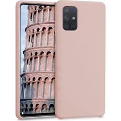 Coque de téléphone - kwmobile - Samsung Galaxy A71 - Rose ancien - TPU - Souple