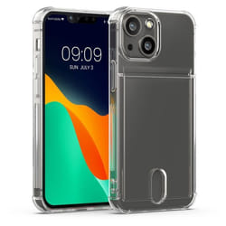 Kwmobile - 57522.03 - Coque Compatible avec Apple iPhone 13 Mini - Housse de Telephone en Silicone Transparent