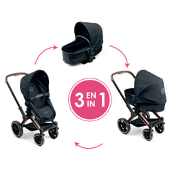 Corolle BB36/42 CYBEX PRIAM - LANDAU NOIR 3 EN 1