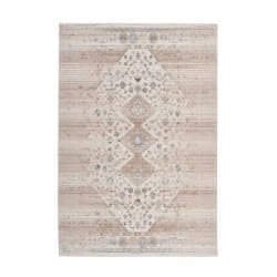 Tapis Vintage Beige - Toucher Doux - Plusieurs Tailles Disponibles