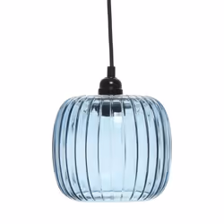 Lampe Suspension Vintage Claudia 24cm Bleu