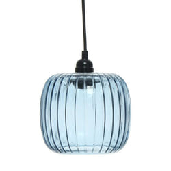Lampe Suspension Vintage Claudia 24cm Bleu