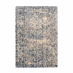 Padiro Puerto 225, Intérieure, Tapis de sol, Viscose, Beige, Bleu, Motif, Rectangle