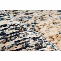 Padiro Puerto 225 Intérieure Tapis de sol Rectangle Viscose Beige, Bleu
