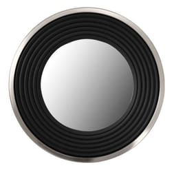 Miroir Mural Design Eleganca 51cm Argent & Noir