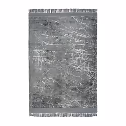 Padiro Dolce Vita 225, Intérieure, Tapis de sol, Viscose, Gris, Monochromatique, Rectangle
