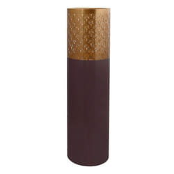 Vase Rond Design Decoa 90cm Violet & Or