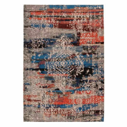 Tapis orientaux pratiques Multi & Rouge 4 Tailles Disponibles