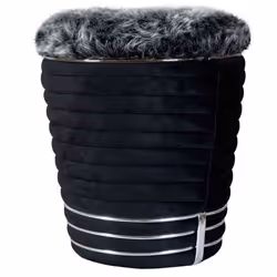 Tabouret Confortable en Tissu Mélangé, Facile à Entretenir, 4 Coloris