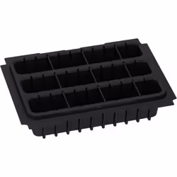 Informations techniques Poids : 440 g Dimensions des compartiments : H 85 x L 325 x P 56 mm Matériau de base : PS-Reg. Inform ...